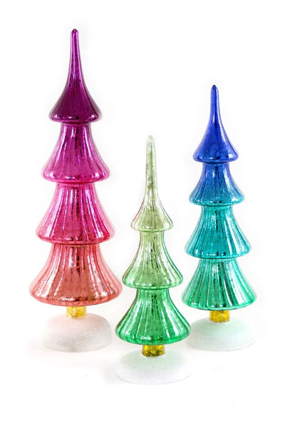 Rainbow Glass Trees