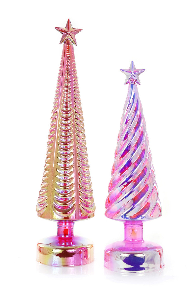 Pink Iridescent Trees