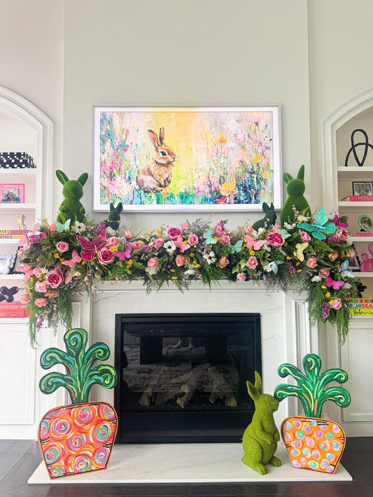 Spring Mantel Tutorial
